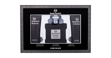 Sergio Tacchini Pure Black Подаръчен комплект EDT 100 ml + душ гел 100 ...
