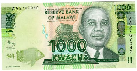 1000 Kwacha Malawi Numista