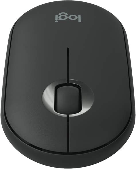 Logitech 4501176 Pebble Compact Wireless Mouse Graphite At The Good Guys