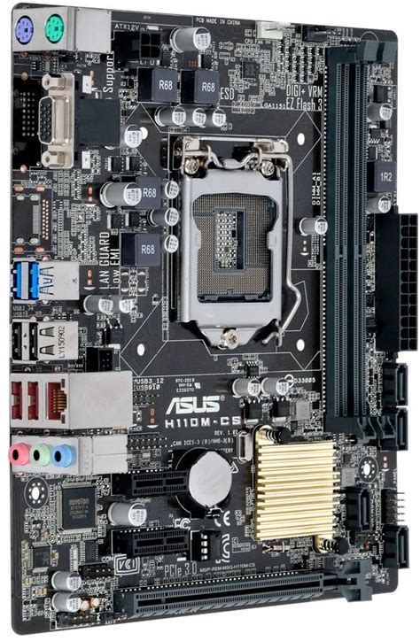 Материнська плата ASUS H110M-CS – купити в інтернет-магазині KTC: ціни ...