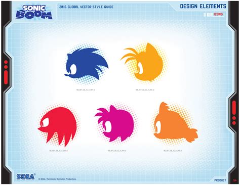 Sonic Boom Vector Style Guide - Design Force