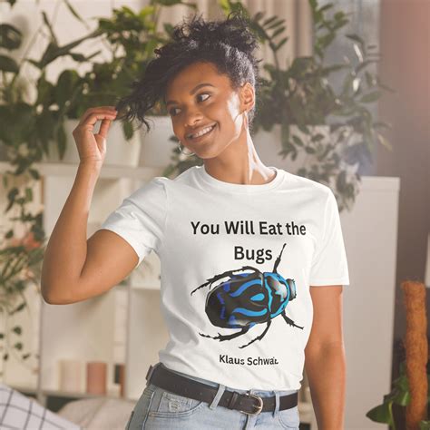 Klaus Schwab Eat The Bugs Conspiracy Nwo Short Sleeve Unisex T Shirt Ebay