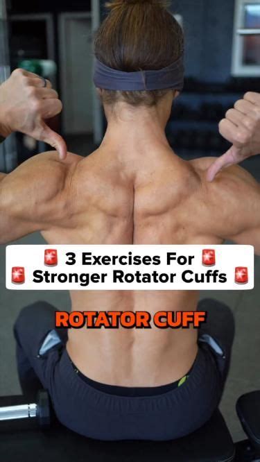 Rotator Cuff Exercises Fix Rotator Cuff Pain Rotator Cuff Exercises Workout Motivation