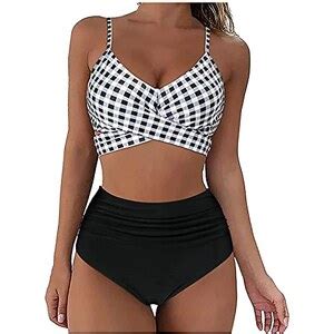 MGSFGlk Bikini Donna Mare Regolabile Coppe Estraibili Costume Donna Due