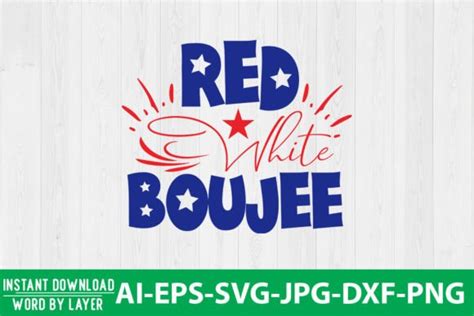 Red White Boujee Graphic By Jpstock Creative Fabrica