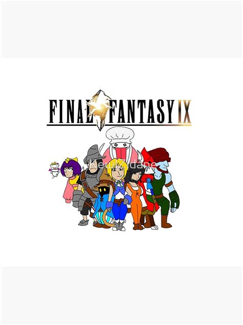 Final Fantasy 9 Characters Canvas Print By Kewlzidane Redbubble