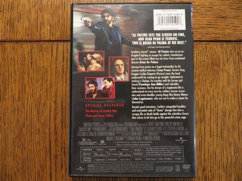 Carlito S Way Al Pacino Sean Penn Universal Dvd Good Ebay