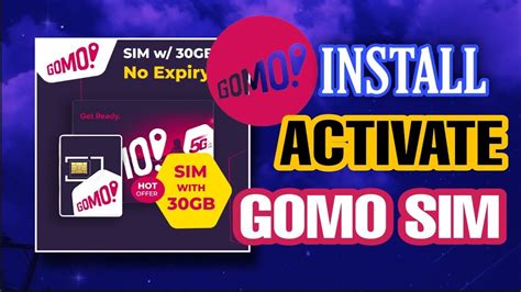 Gomo Sim Gb No Expiry From Shopee Unboxing Installation