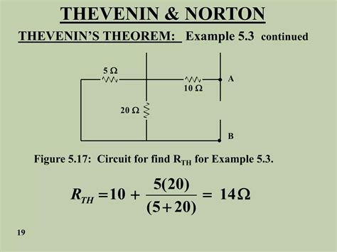 Thevenin And Nortons Theorem Ppt