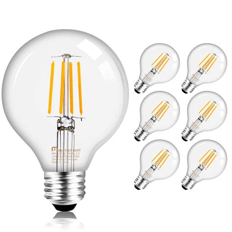 Vanity Clear Led Light Bulbs G Dimmable Soft White K W