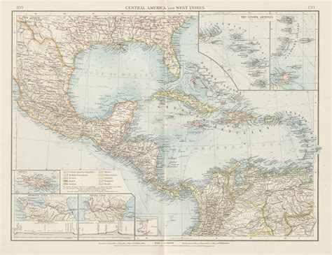 West Indies Caribbean Antique And Vintage Maps And Prints