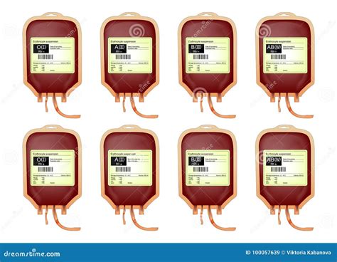 A Transfusion Of Donor Blood Stock Illustration Illustration Of