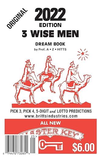 2016 Original 3 Wise Men Dream Book Lottery Book Britt S Industries