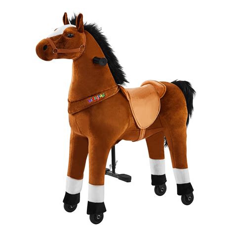 Kidsgrow Ride on Horse Toy for Kids Riding Horse Pony Rider Mechanical ...