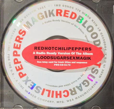 Red Hot Chili Peppers Blood Sugar Sex Magik Cd Discogs