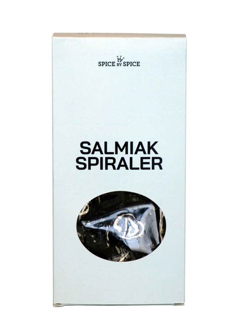 Håndlavet Bolcher Salmiak Spiraler 90 gram SpicebySpice