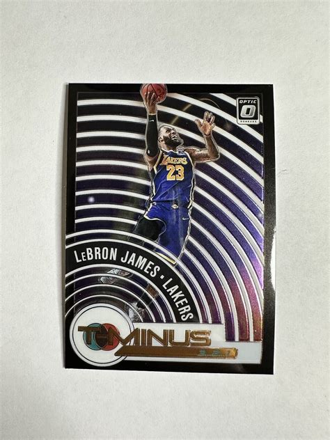 2020 21 Panini Donruss Optic T Minus 3 2 1 9 LeBron James For Sale