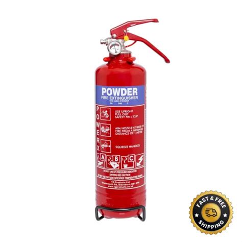 Powerx Kg Abc Dry Powder Fire Extinguisher Bracket Car Taxi Caravan