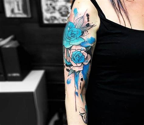 Blue Rose tattoo by Live2 Tattoo | Post 19752 | Blue rose tattoos ...