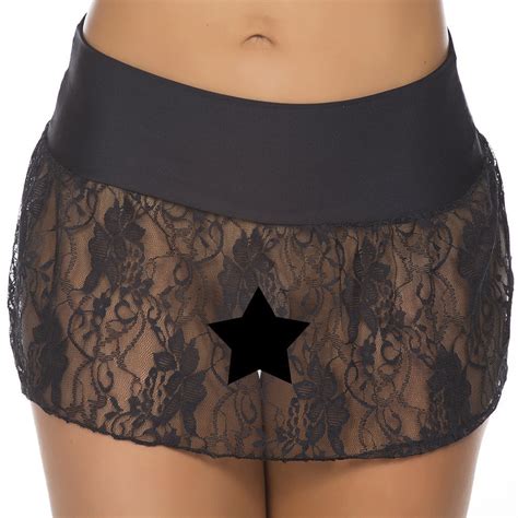 Saia Sedutora Laço Preta Pimenta Sexy Lingerie Sexy 3596 R 32 99