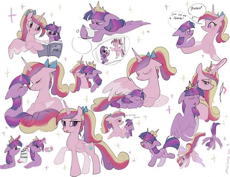 Safe Artist Petaltwinkle Princess Cadance Twilight