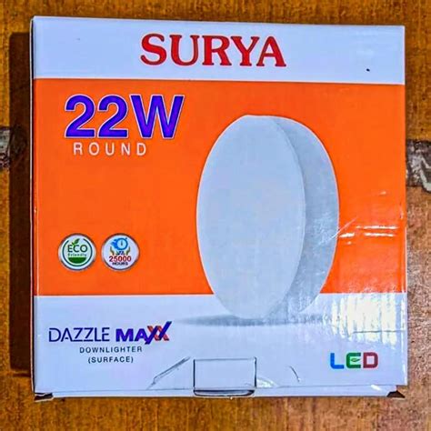 W Surya Dazzle Maxx Downlighter Surface Light Recessed Mounted At