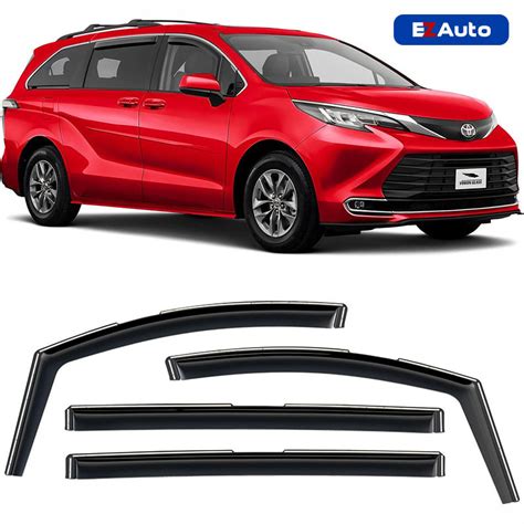 Toyota Sienna Rain Visor Present Dashing D Bright Edge Weather