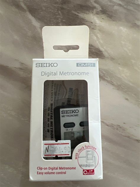 Seiko Digital Metronome Hobbies Toys Music Media Music