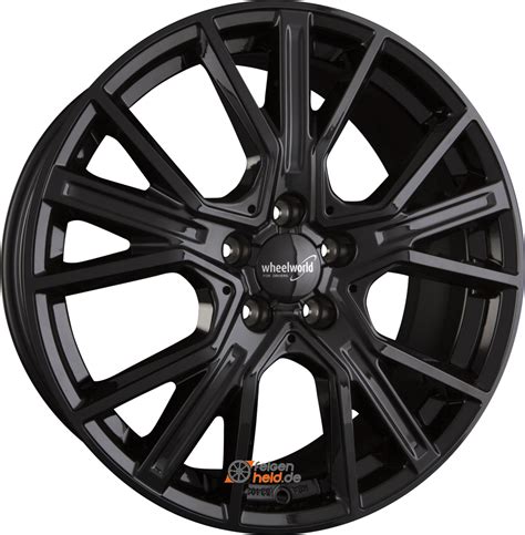 Alufelgen 2DRV by WHEELWORLD WH34 7 5 x 17 ET45 Schwarz Glänzend