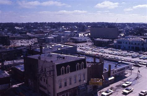 Iowa City Past A Birds Eye View Of Downtown In 1972