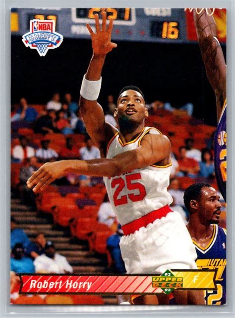 1992 Upper Deck Rookie RC 7 Robert Horry Houston Rockets EBay