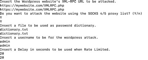 Github Nicololazzaroniwordpress Xmlrpc Bruteforce Wordpress Xmlrpc