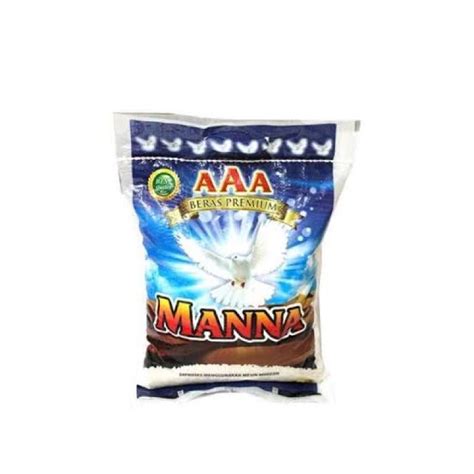 Jual Beras Premium AAA Manna 5kg Kristal Super Kepala Beras Manna 5