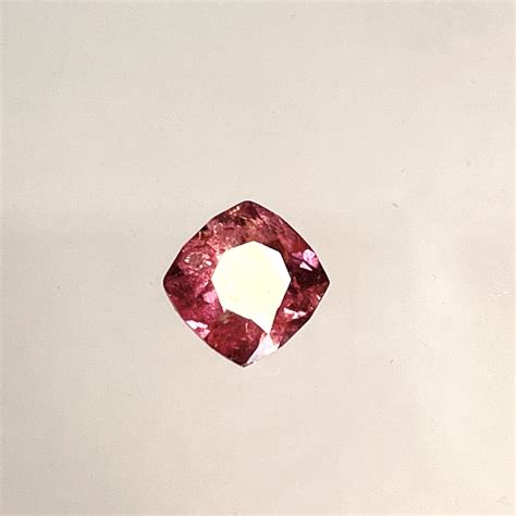 1.08ct Cushion Cut Peach Sapphire, unmounted faceted peach sapphire ...