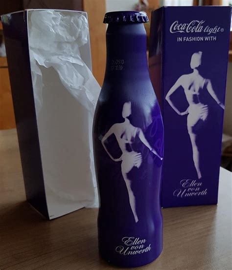 Nice Coca Cola Light Ellen Von Unwerth Alu Bottle From Germany Empty