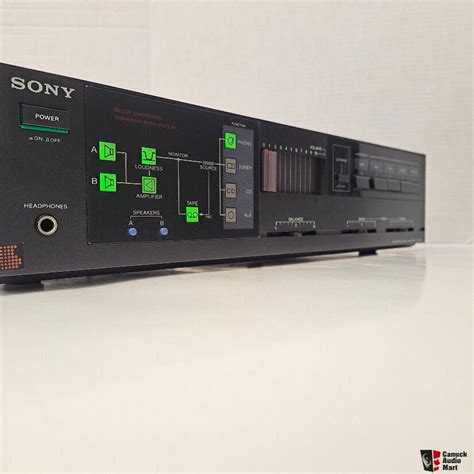 Sony Ta Ax W Phono Stage A Musical And Warm Sounding Vintage