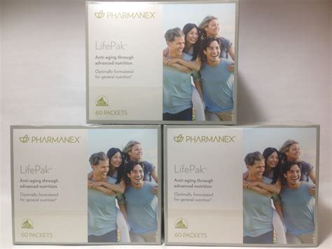 Nu Skin Pharmanex Lifepak Anti Aging Formula X 3 180 Packets Exp 03