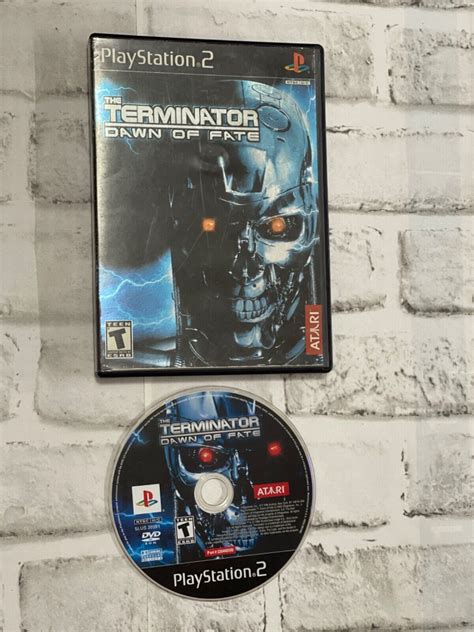 The Terminator Dawn Of Fate Sony Playstation 2 Ps2 Tested Working No Manual Ebay