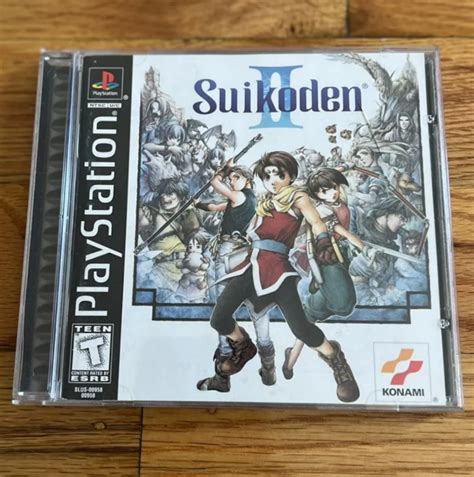 Sony Playstation Cd Suikoden Ii Ps1 Game Ntsc Uc Konami Original Usa