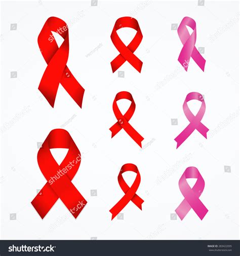 Collection 6 Color Awareness Ribbons Vector Stock Vector (Royalty Free ...