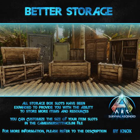 Better Storage Ark Survival Ascended Mods Curseforge Hot Sex Picture