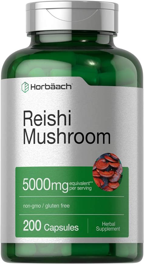 Amazon Solaray Reishi Mushroom Capsules 600 Mg 100 Count