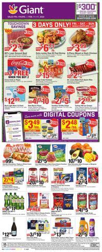 Giant Food Ad Circular 01 02 01 07 2021 Rabato