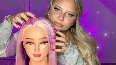 Asmr Scalp Massage Hair Brushing Scalp Scratching And More 💜 Youtube