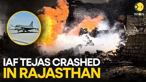 Iafs Tejas Aircraft Crashes Near Rajasthans Jaisalmer Pilot Ejected