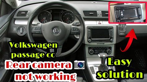 VOLKSWAGEN CC REAR CAMERA NOT WORKING EASY SOLUTION YouTube