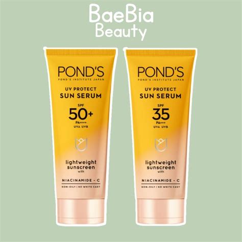 Ponds UV Protect Sun Serum Sunscreen SPF 35 SPF 50 Lazada Indonesia