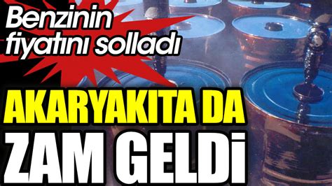 Akaryakıta da zam geldi Benzinin fiyatını solladı