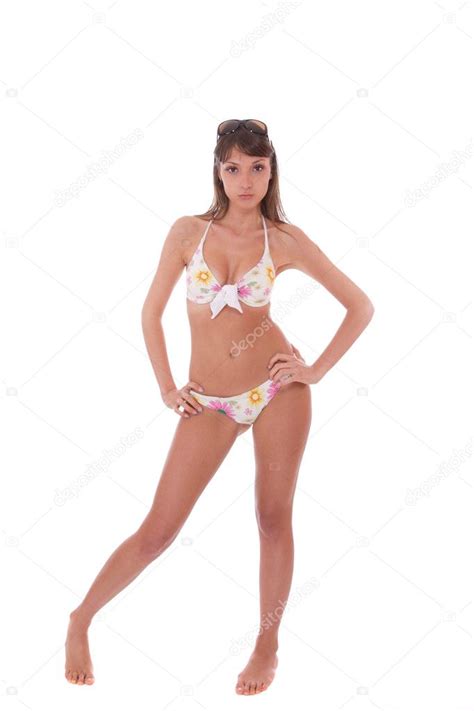 Beautiful Bikini Model Stock Photo By Netfalls