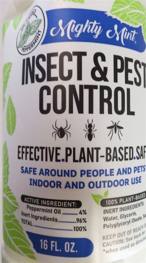 Mighty Mint 16 Oz Peppermint Oil Insect Spray For Spiders Ants Mosquitoes Ebay